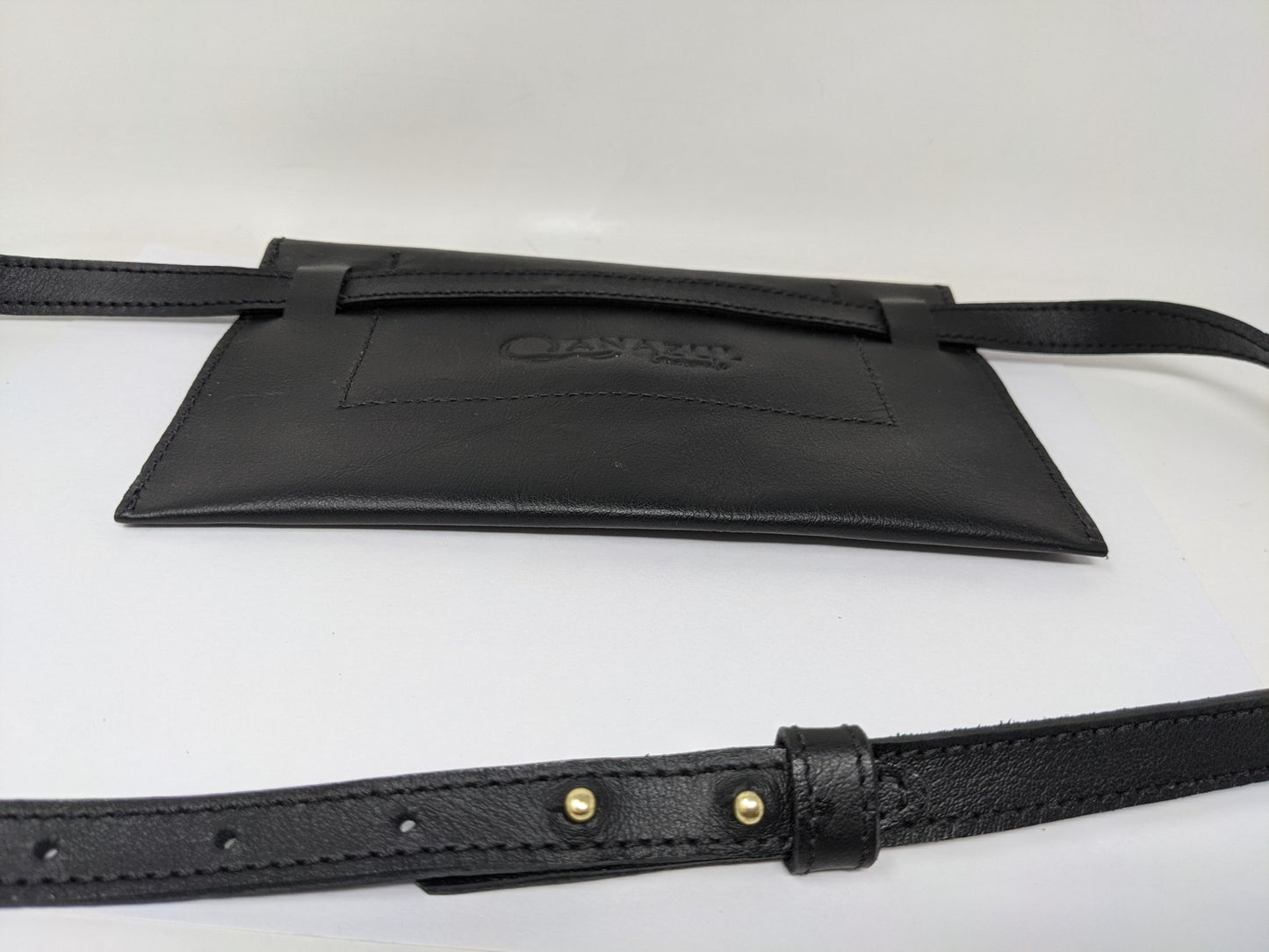 Leather small fanny pack